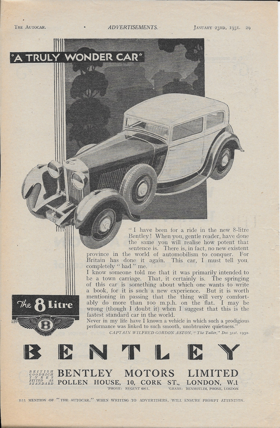Bentley 8 Litre 
