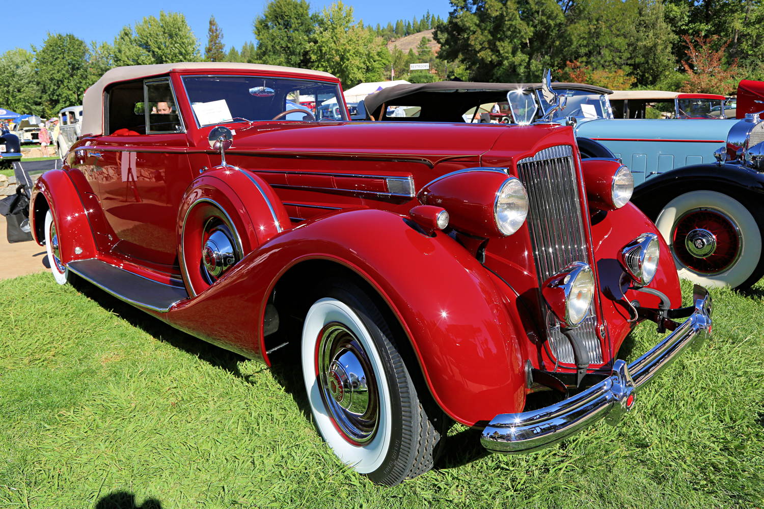 1937 Packard Twelve 1507 Converible Coupe  Mr. & Mrs. Lorenzo Nannini