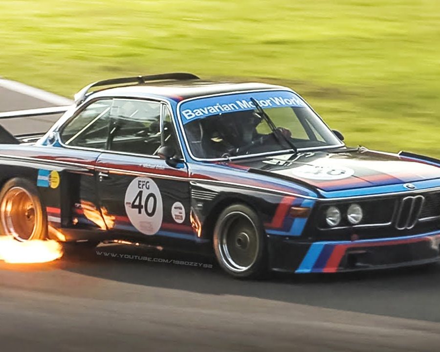 BMW 3.0 CSL Group 2 Touring Cars In Action At The Monza Circuit!