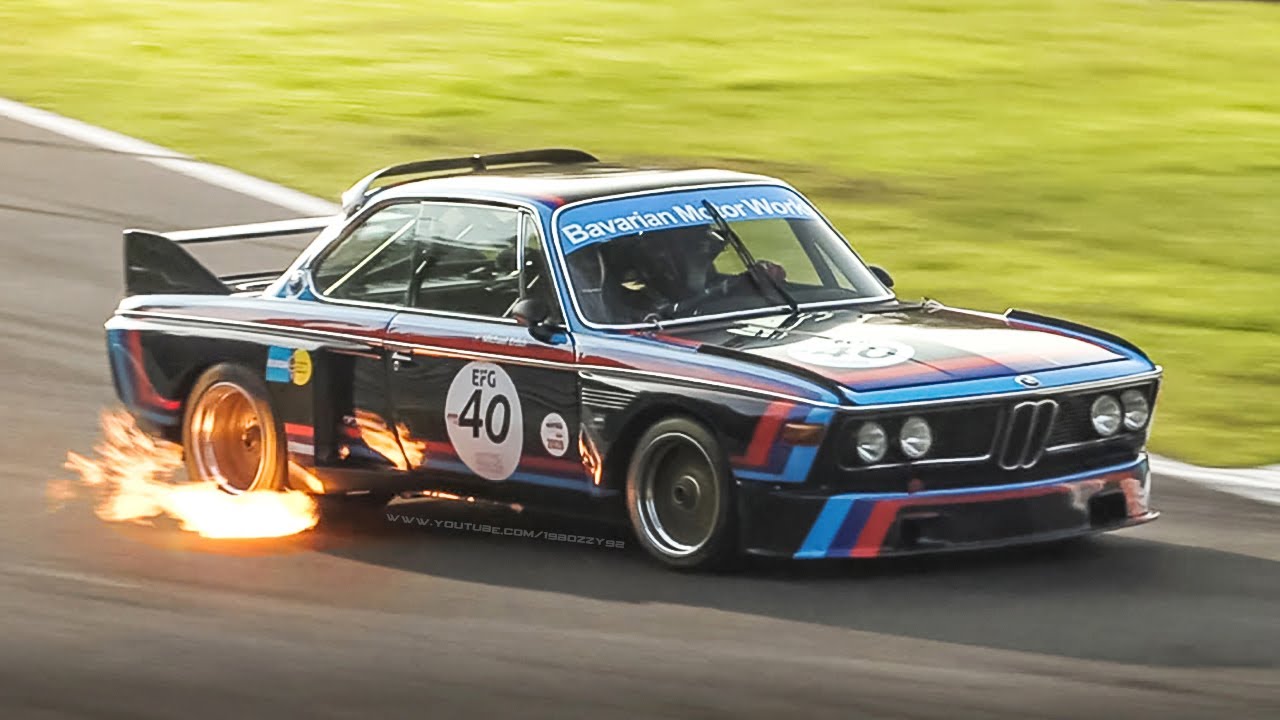 BMW 3.0 CSL Group 2 Touring Cars In Action At The Monza Circuit!