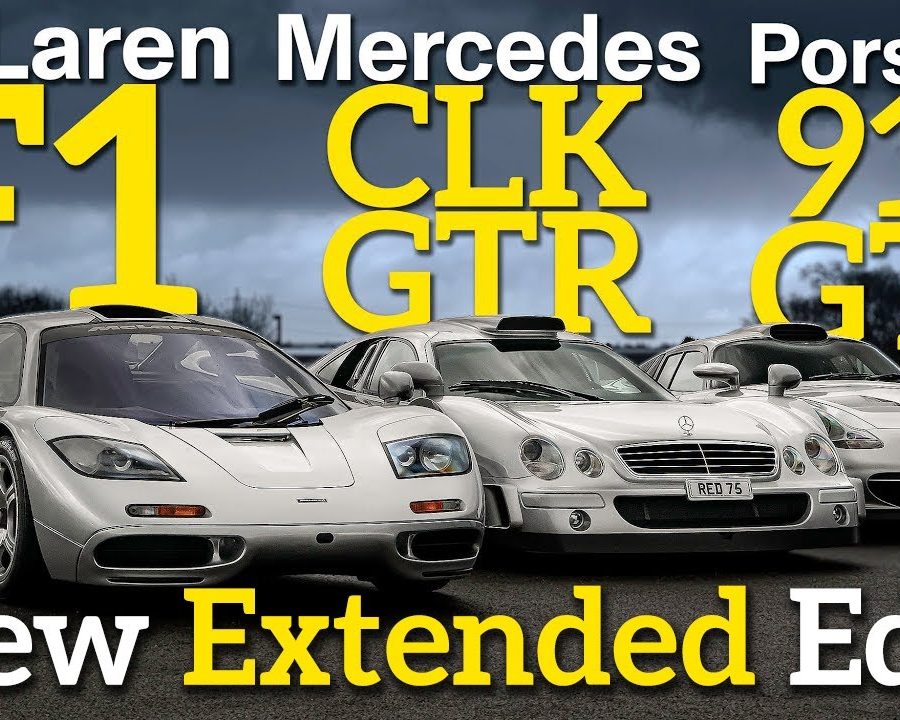 Comparing Three Legendary Supercars Of The 1990s: McLaren F1, Porsche 911 GT1, & Mercedes CLK GTR