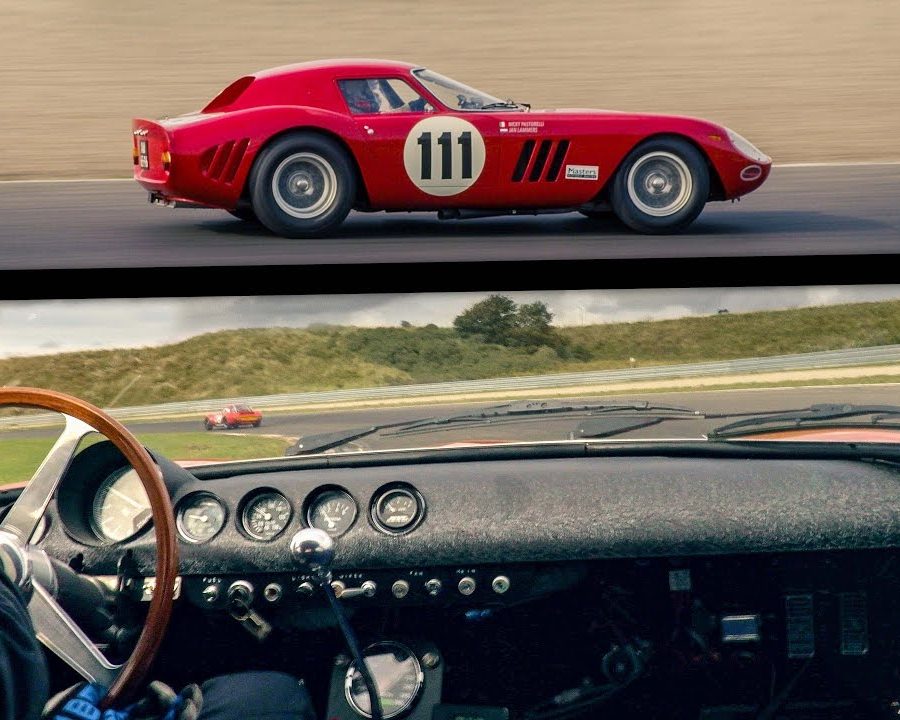 Onboard A Howling A Ferrari 250 GTO At Zandvoort Circuit