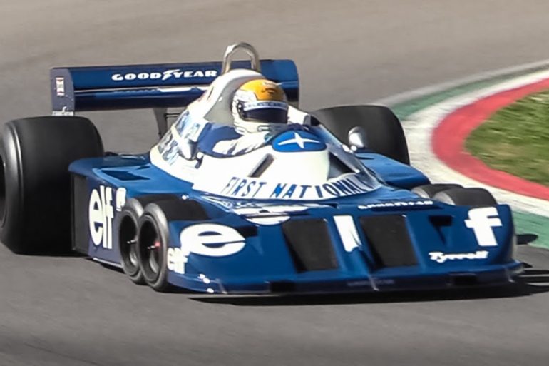 Legendary Tyrrell P34 In Action At Imola Circuit