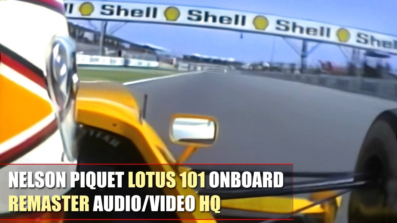 Nelson Piquet Onboard Lotus 101 Judd At The 1989 British Grand Prix
