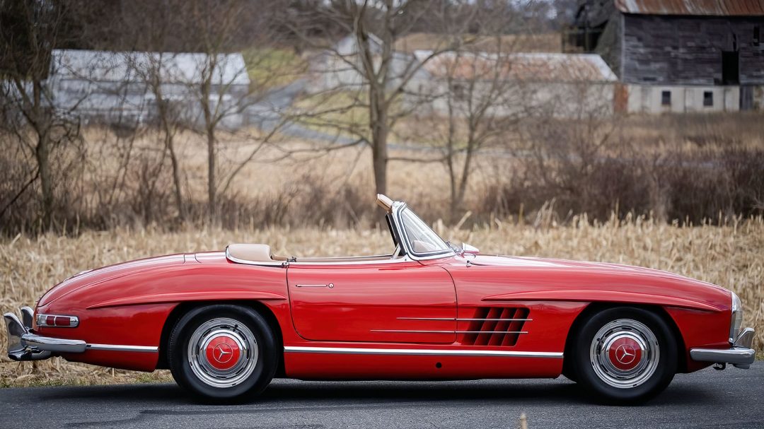 1961 MERCEDES-BENZ 300 SL ROADSTER. SOLD FOR: $1,220,000 © Broad Arrow 