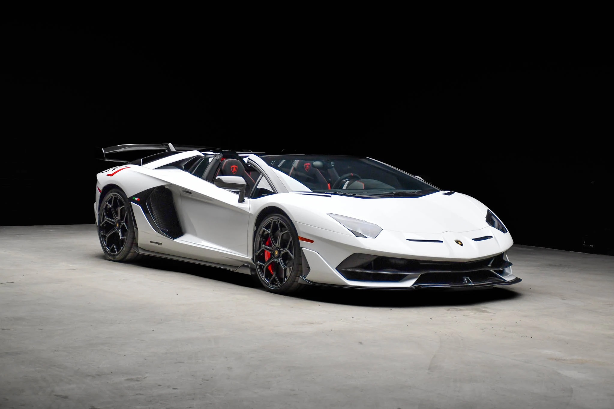 Here's Your Chance To Acquire A Low Mileage Lamborghini Aventador SVJ  Roadster