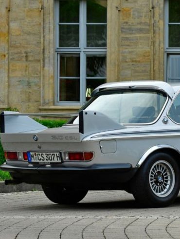 Silver 1973 BMW 3.0 CSL