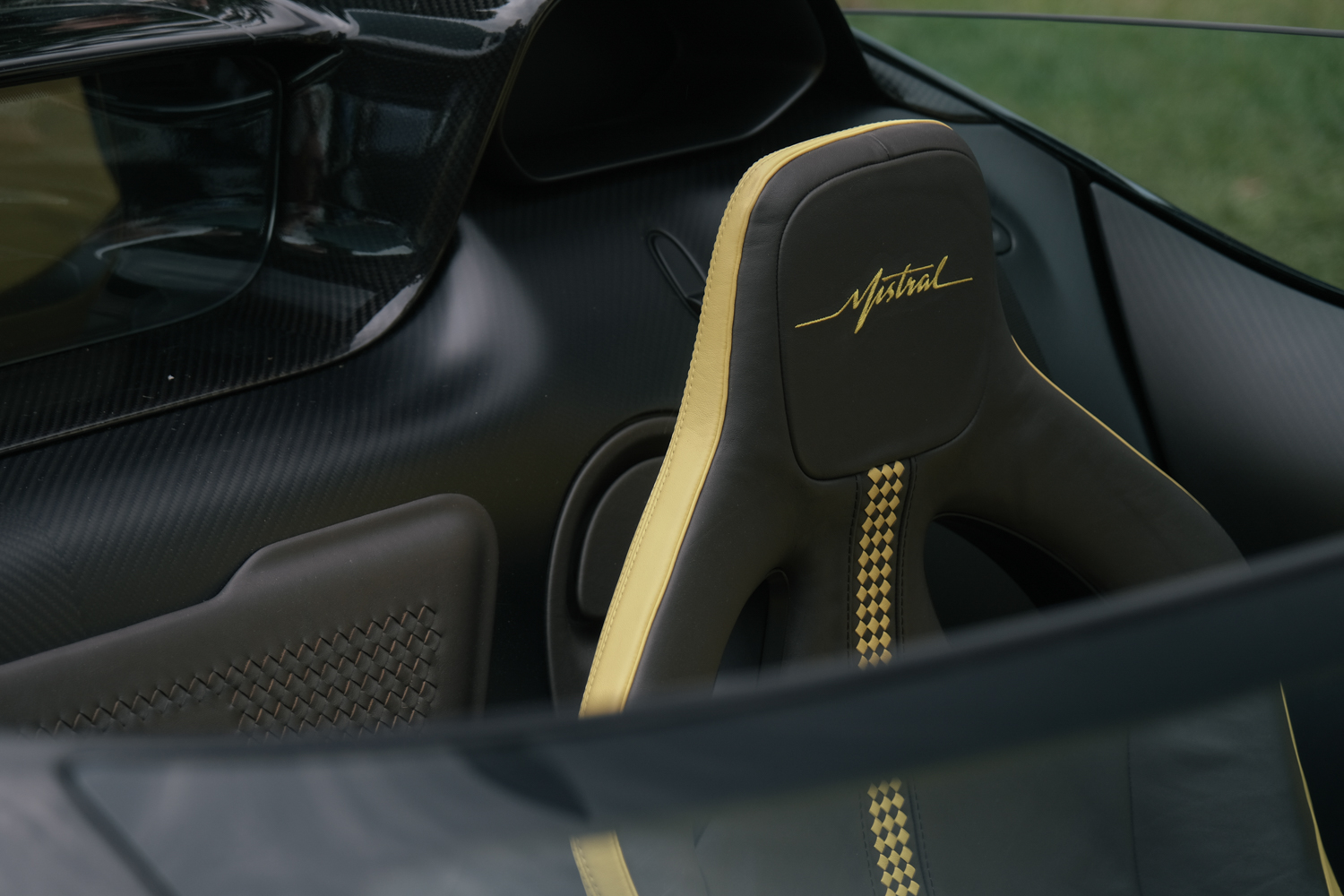 Bugatti Mistral detail at the 2023 Concorso d'Eleganza Villa d'Este NEMANJA MRDJA