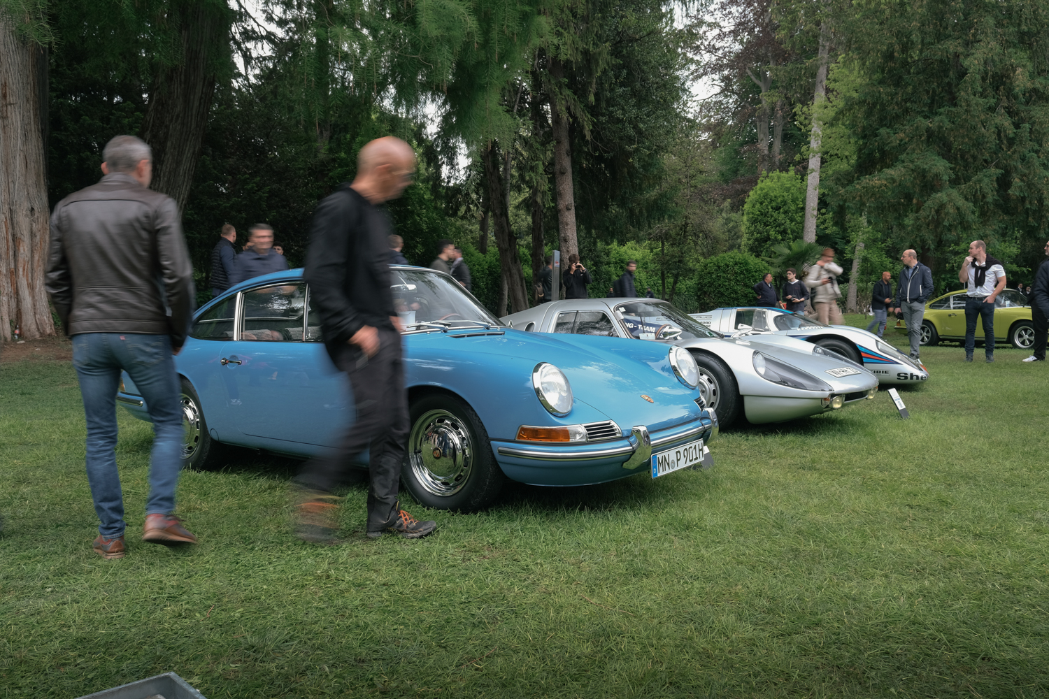 Porsches at the Villa Erba Public Day event from the 2023 Concorso d'Eleganza Villa d'Este NEMANJA MRDJA