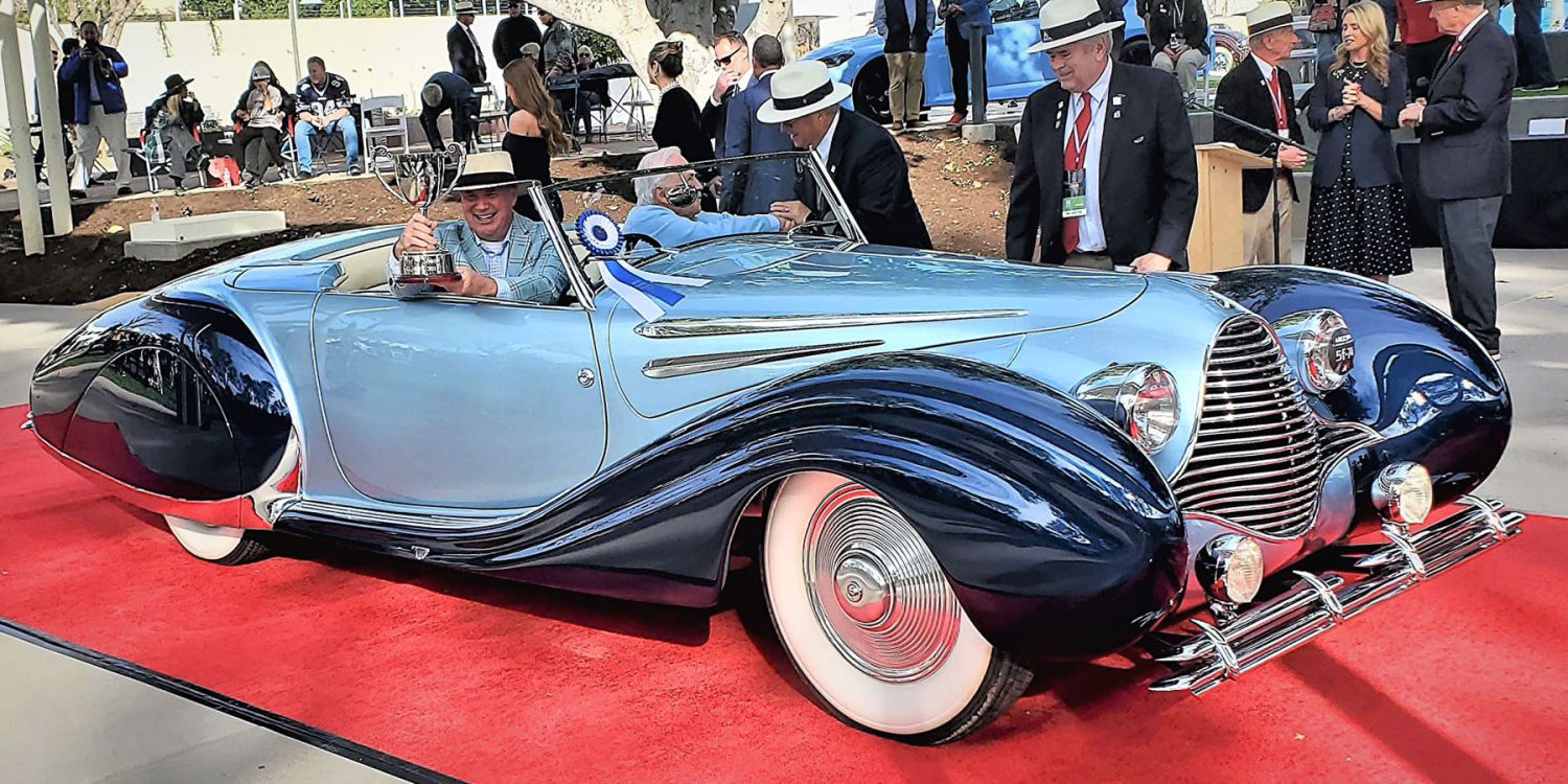 Arizona-Concours-2023 Best of Show -1947 Talbot-Lago T26 Record Cabriolet -  Bob Golfen photo