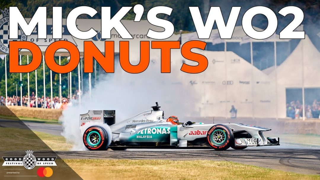 Micheal Schumacher's Mercedes W02 F1 Car Driven By His Son At 2023