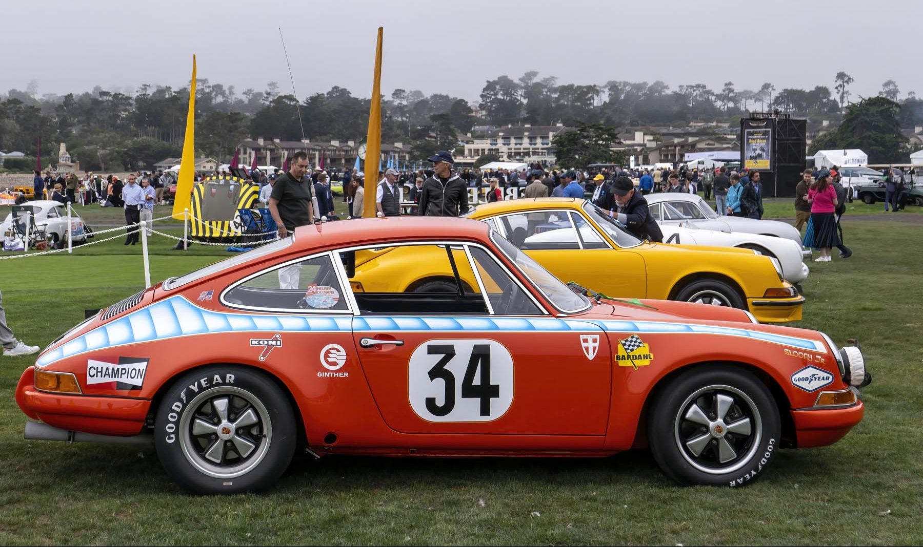 1971 Porsche 911ST in the 75 Years of Porsche Class. Photo © 2023 Rex McAfee 