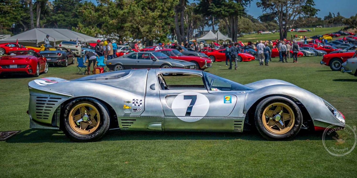 A 1967 Ferrari P3/412P Tribute car Kristina Cilia