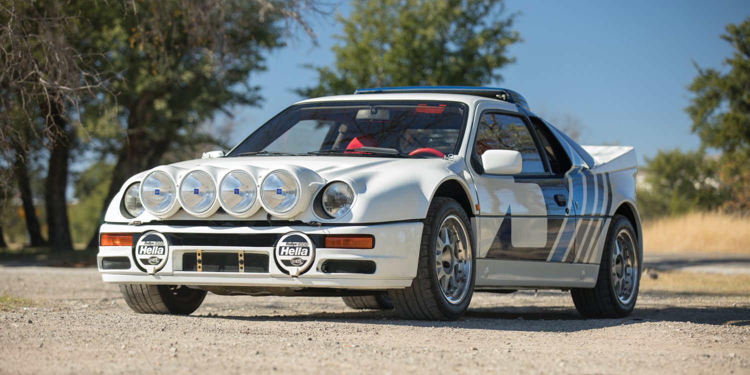 1986 Ford RS200 Evolution Rasy Ran ©2017 Courtesy of RM Sotheby's