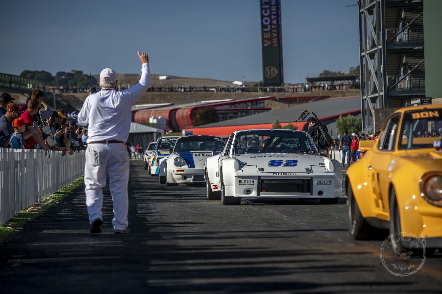 This rare Porsche 914/6 prepares to take the track at Sonoma Raceway