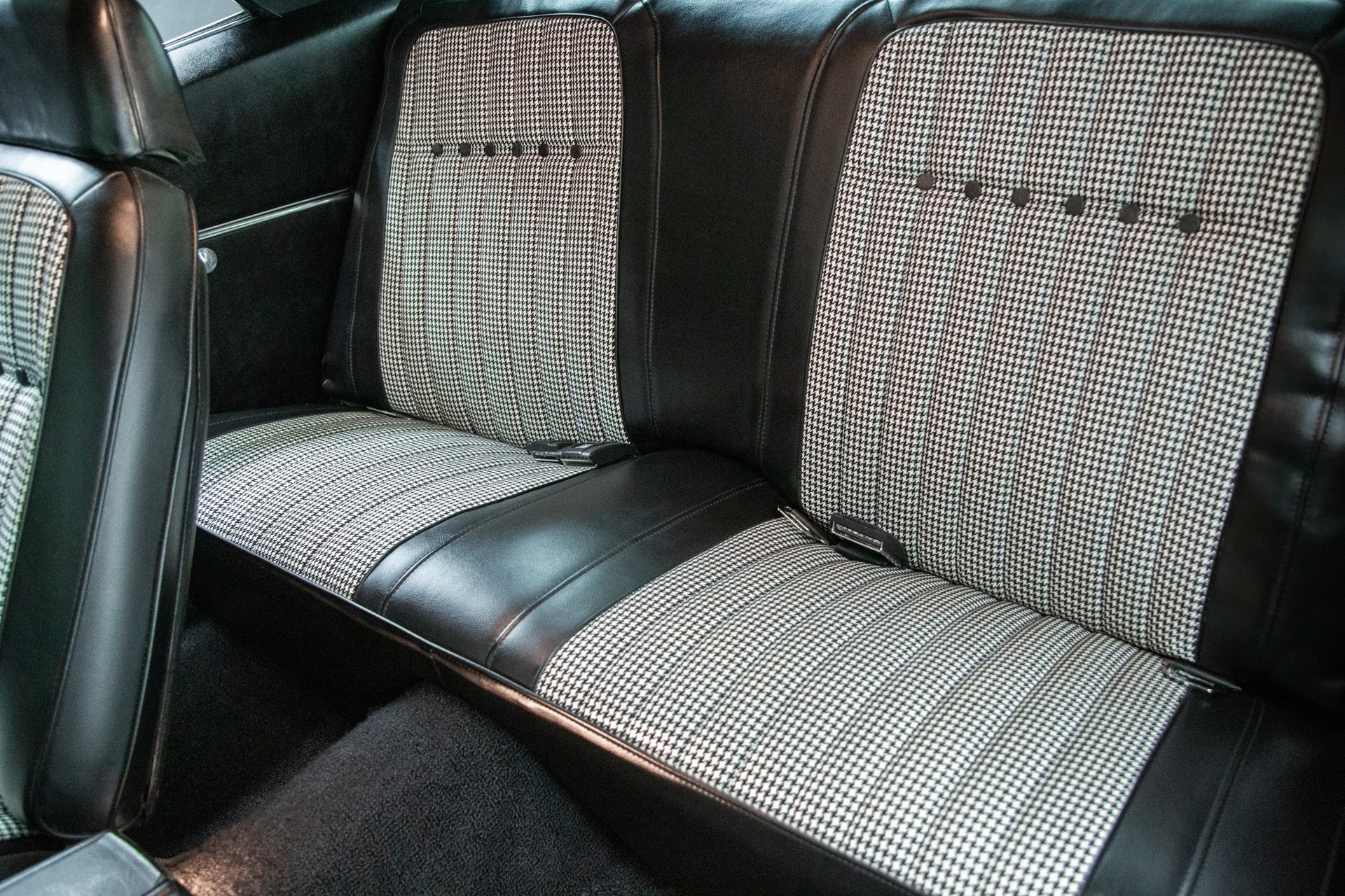 Rear seats of a 1969 Camaro Super Sport