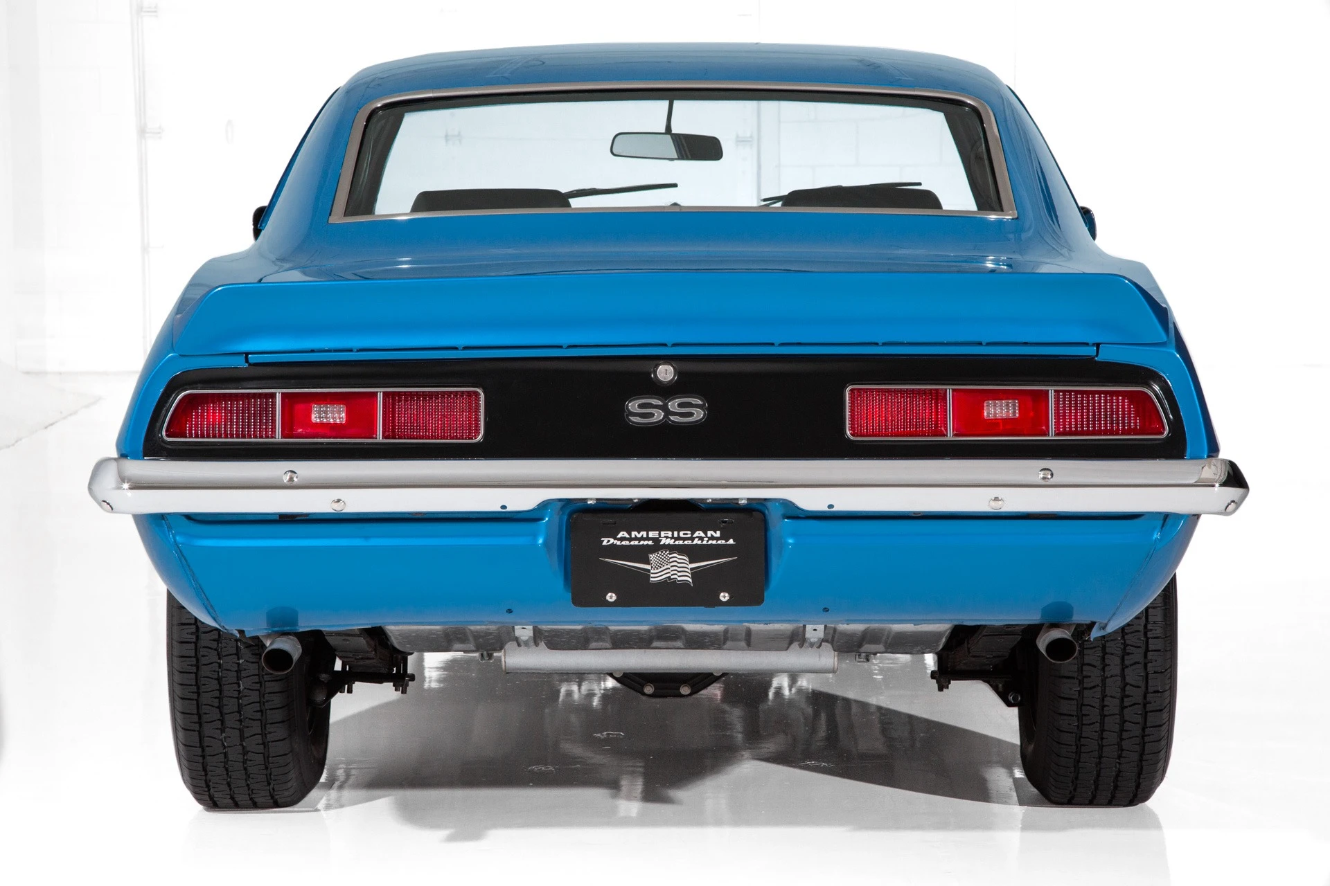 Rear end of a 1969 Camaro Super Sport.