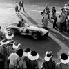 One of only two drivers to finish in the car they started, Fangio was hailed the victor at the Buenos Aires Autodromo at a speed of 77.509 mph. DaimlerAG