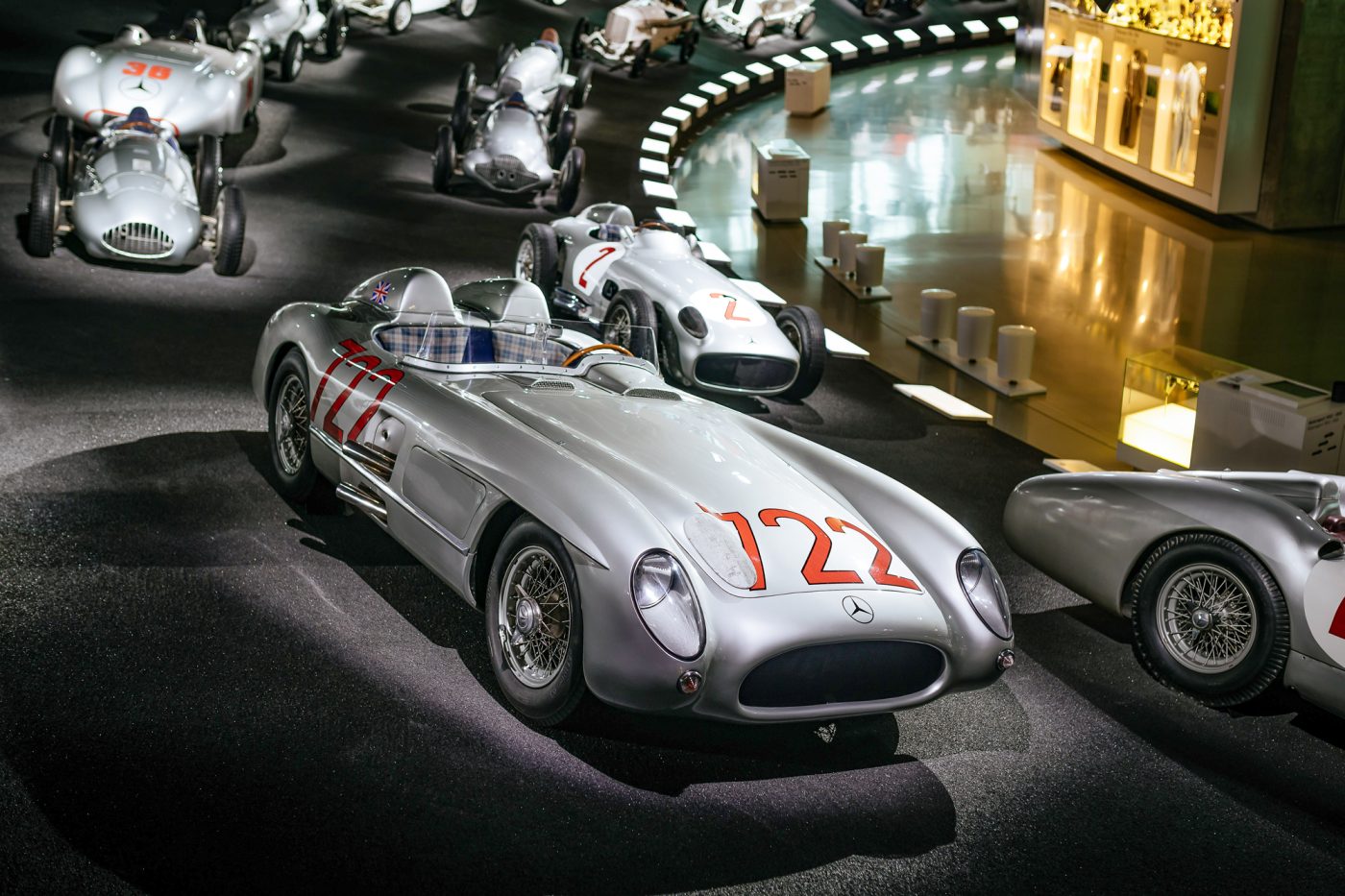 Mercedes-Benz 300 SLR racing sports car 