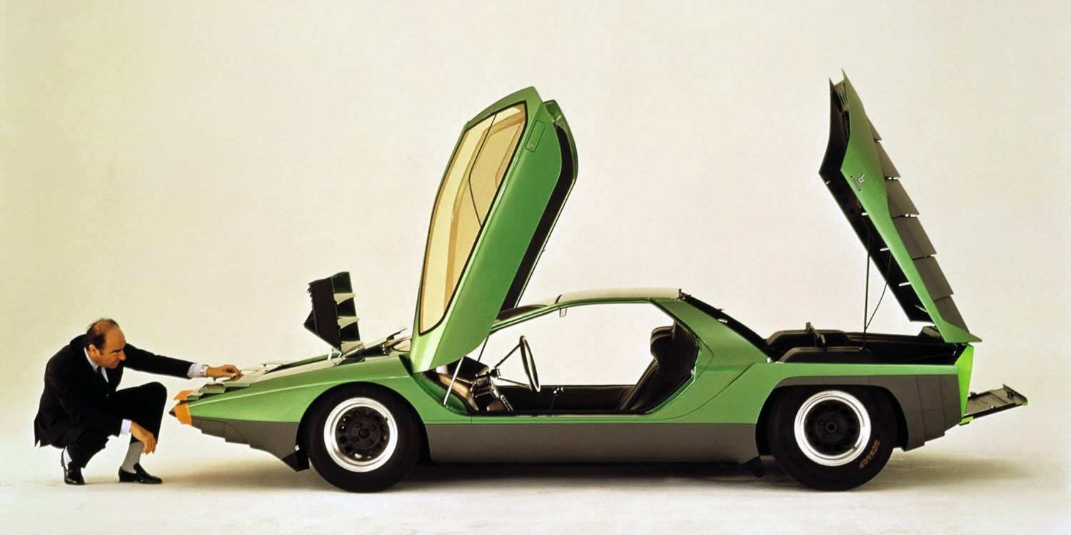 Side view of the 1968 Alfa Romeo Carabo