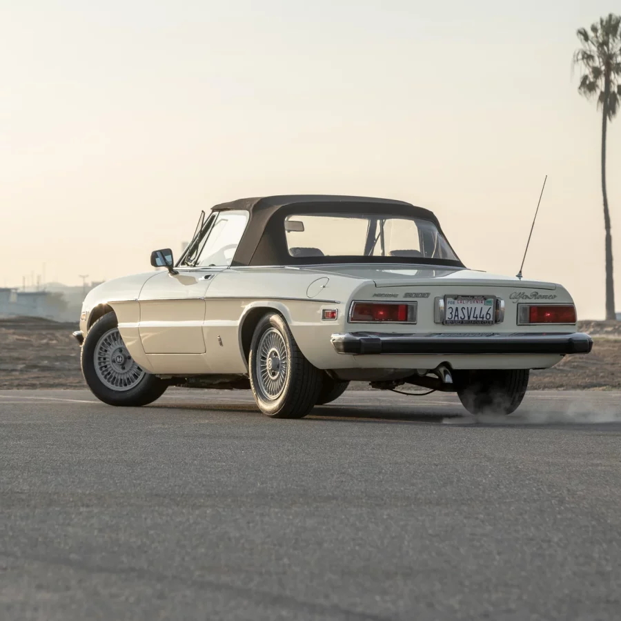 Rear view of a 1979 Alfa Romeo Spider