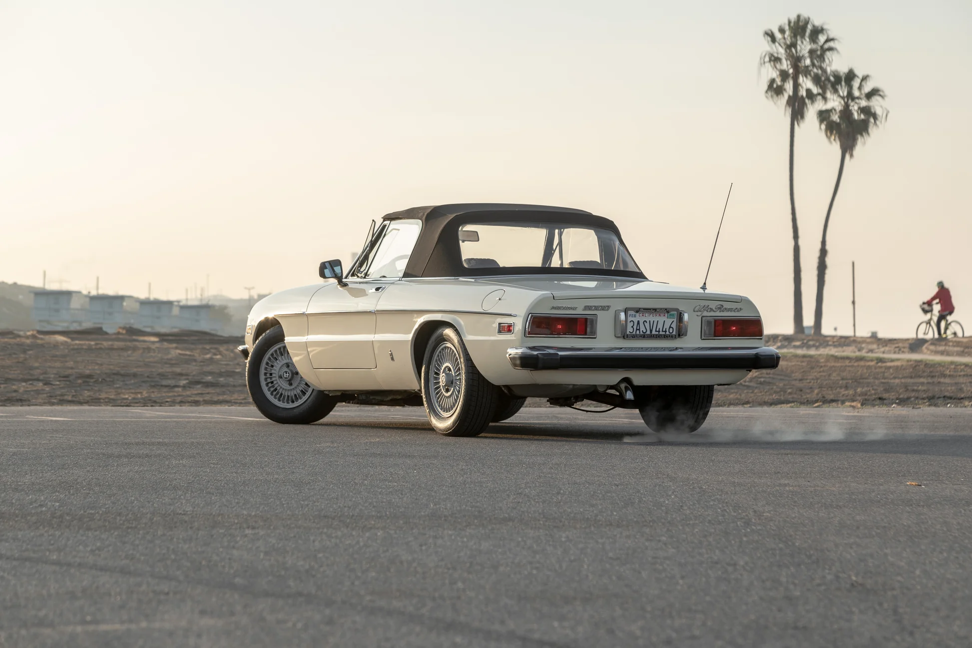 Rear view of a 1979 Alfa Romeo Spider