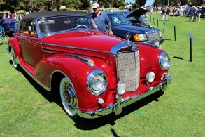 Best of Show Elegance and Best Post-War Open Car Award. 1956 Mercedes-Benz 300Sc Cabriolet owned by Aaron & Valerie Weiss