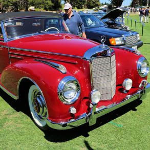 Best of Show Elegance and Best Post-War Open Car Award. 1956 Mercedes-Benz 300Sc Cabriolet owned by Aaron & Valerie Weiss