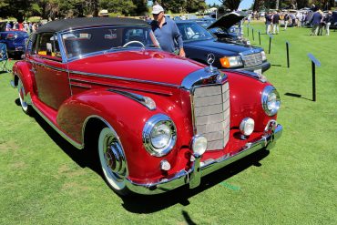 Best of Show Elegance and Best Post-War Open Car Award. 1956 Mercedes-Benz 300Sc Cabriolet owned by Aaron & Valerie Weiss