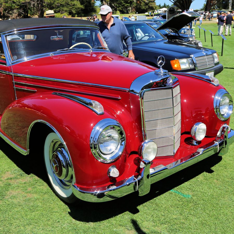 Best of Show Elegance and Best Post-War Open Car Award. 1956 Mercedes-Benz 300Sc Cabriolet owned by Aaron & Valerie Weiss