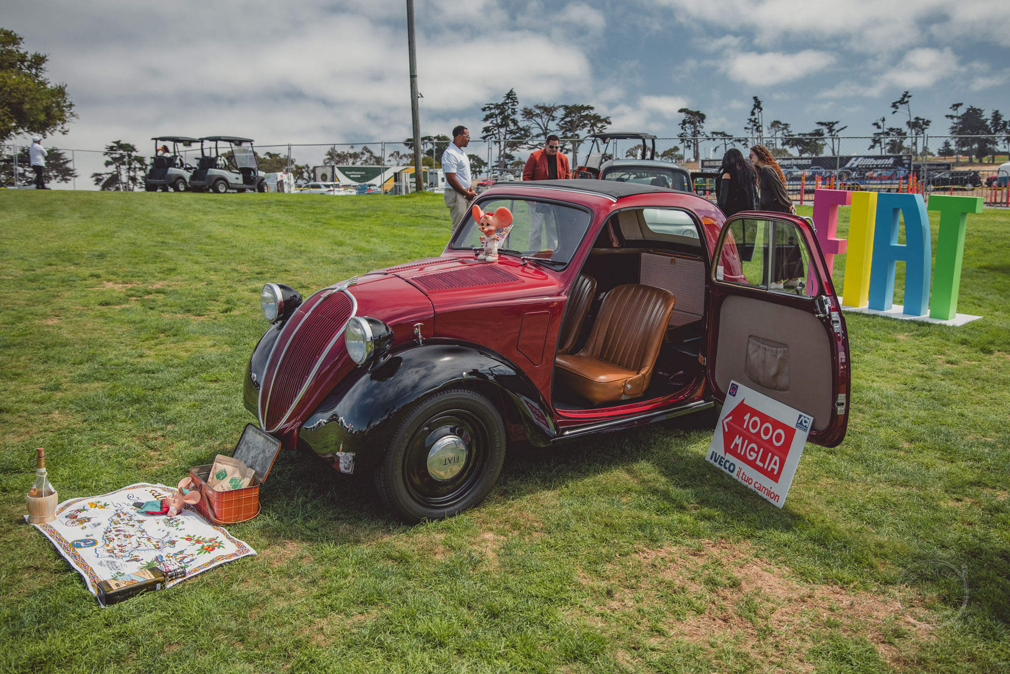 Fiat 500 just like Uncle Topolini from the 'Cars' movie