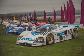 Historic Japanese Motorsport racecars at the Pebble Beach Concours d'Elegance
